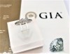 GIA 天然鑽石戒指 0.35 ct D/VVS1/3EX 近乎完美 H&A 14k n0736