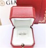 Cartier卡地亞 1895 GIA鑽石戒指 0.18ct D/VS1/3EX 47號 PT950 n0751