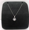 Just Diamond GIA天然鑽石墜子 0.38ct D/VS1/2EX 牡丹花切工 18K F0279