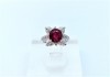 天然紅寶石鑽戒 3.21ct 馬眼鑽共1.60ct 圓鑽共0.42ct F0331
