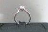GIA 天然鑽石戒指 0.54ct D/VS2/3EX 配鑽25P約25分 18K m1935