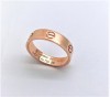 Cartier 卡地亞 LOVE 戒指 寬版64號 18K玫瑰金  n0742-01