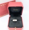 Cartier 卡地亞 LOVE 戒指 白18K金 60號 專櫃正品 n0722