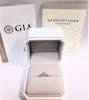 GIA天然鑽石戒指 0.30ct D/VVS1/3EX 近乎完美 H&A PT950  n0702