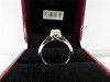 GIA天然鑽石戒指 0.53ct D/VVS1/3EX近乎完美 白K金 n0168